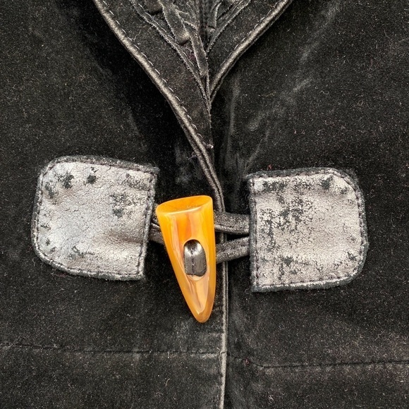 Nygard Faux Suede Toggle Front Jacket Size XL - Picture 4 of 8